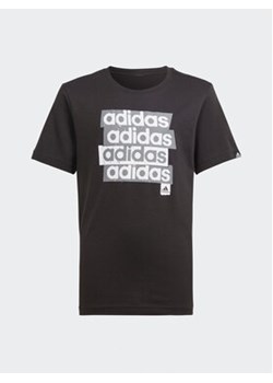 adidas T-Shirt HR8144 Czarny ze sklepu MODIVO w kategorii T-shirty chłopięce - zdjęcie 168578352