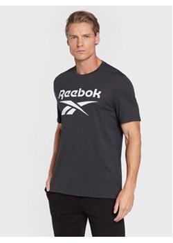 Reebok Koszulka techniczna Workout Ready HI3925 Czarny Regular Fit ze sklepu MODIVO w kategorii T-shirty męskie - zdjęcie 168578644