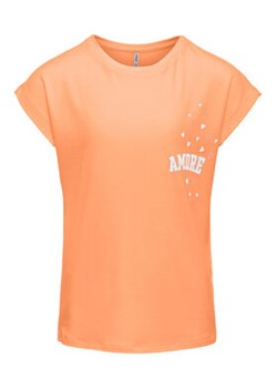 Kids ONLY T-Shirt 15292334 Pomarańczowy Regular Fit ze sklepu MODIVO w kategorii Bluzki dziewczęce - zdjęcie 168578800