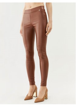 Rinascimento Legginsy CFC0114911003 Brązowy Slim Fit ze sklepu MODIVO w kategorii Spodnie damskie - zdjęcie 168578801