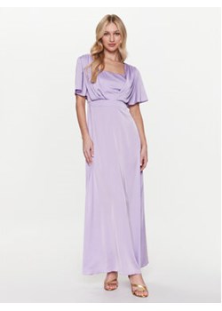 Rinascimento Sukienka koktajlowa CFC0112815003 Fioletowy Regular Fit ze sklepu MODIVO w kategorii Sukienki - zdjęcie 168579091