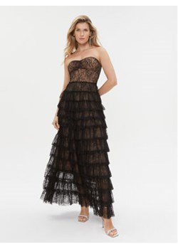 TWINSET Sukienka wieczorowa 232TT2070 Czarny Regular Fit ze sklepu MODIVO w kategorii Sukienki - zdjęcie 168579221