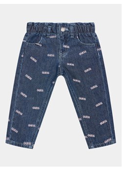 Guess Jeansy K3YA00 D45E0 Granatowy Loose Fit ze sklepu MODIVO w kategorii Spodnie dziewczęce - zdjęcie 168579830