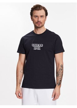 Guess T-Shirt Logo M3GI30 K8FQ4 Granatowy Slim Fit ze sklepu MODIVO w kategorii T-shirty męskie - zdjęcie 168579953