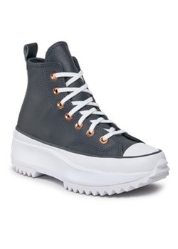 Converse Sneakersy Run Star Hike Platform Metallic & Leather A04183C Czarny ze sklepu MODIVO w kategorii Trampki damskie - zdjęcie 168580441