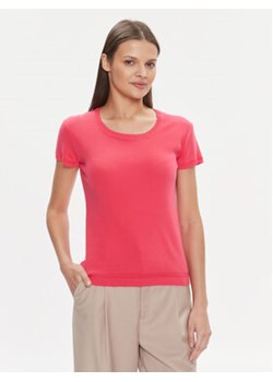 United Colors Of Benetton T-Shirt 1091D1M10 Różowy Regular Fit ze sklepu MODIVO w kategorii Bluzki damskie - zdjęcie 168580590