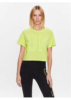 DKNY Sport T-Shirt DP3T9218 Żółty Classic Fit ze sklepu MODIVO w kategorii Bluzki damskie - zdjęcie 168580660