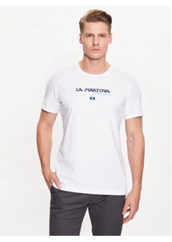 La Martina T-Shirt VMR010 JS206 Biały Regular Fit ze sklepu MODIVO w kategorii T-shirty męskie - zdjęcie 168581282