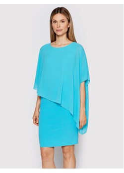 Rinascimento Sukienka koktajlowa CFC0109440003 Niebieski Regular Fit ze sklepu MODIVO w kategorii Sukienki - zdjęcie 168581302