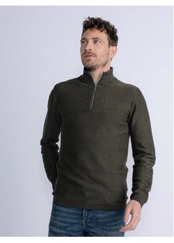 Petrol Industries Sweter M-3030-KWC205 Zielony Regular Fit ze sklepu MODIVO w kategorii Swetry męskie - zdjęcie 168581550