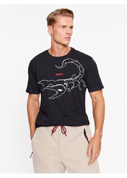 Hugo T-Shirt Darpione 50498196 Czarny Regular Fit ze sklepu MODIVO w kategorii T-shirty męskie - zdjęcie 168581641