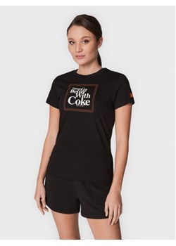 Puma T-Shirt COCA-COLA 536186 Czarny Regular Fit ze sklepu MODIVO w kategorii Bluzki damskie - zdjęcie 168581831