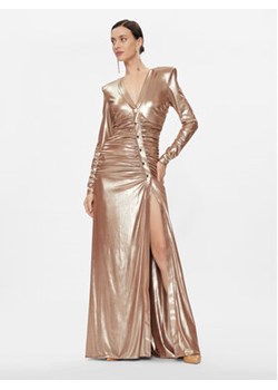 Babylon Sukienka wieczorowa T_S00833 Złoty Regular Fit ze sklepu MODIVO w kategorii Sukienki - zdjęcie 168581833