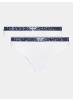Emporio Armani Underwear Komplet 2 par stringów 163333 3R221 00010 Biały ze sklepu MODIVO w kategorii Majtki damskie - zdjęcie 168581873
