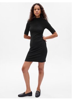 Gap Sukienka dzianinowa 792860-01 Czarny Slim Fit ze sklepu MODIVO w kategorii Sukienki - zdjęcie 168582203