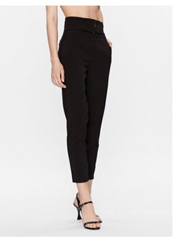 Babylon Spodnie materiałowe S_S00508 Czarny Regular Fit ze sklepu MODIVO w kategorii Spodnie damskie - zdjęcie 168582724