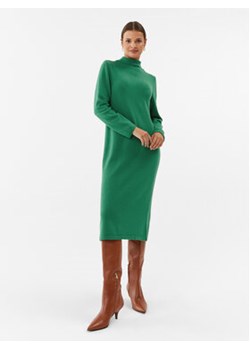 United Colors Of Benetton Sukienka dzianinowa 1235DV015 Zielony Comfort Fit ze sklepu MODIVO w kategorii Sukienki - zdjęcie 168582904