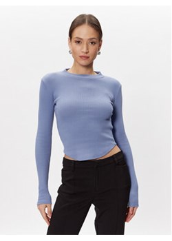 Gina Tricot Sweter 20400 Niebieski Regular Fit ze sklepu MODIVO w kategorii Swetry damskie - zdjęcie 168584013
