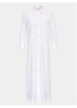 Selmark Sukienka koszulowa Vestido BC069 Biały Regular Fit ze sklepu MODIVO w kategorii Sukienki - zdjęcie 168584191
