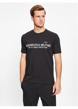 Aeronautica Militare T-Shirt 232TS2149J612 Czarny Regular Fit ze sklepu MODIVO w kategorii T-shirty męskie - zdjęcie 168584363