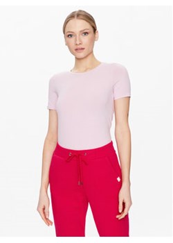 United Colors Of Benetton T-Shirt 3ZQM3M857 Różowy Regular Fit ze sklepu MODIVO w kategorii Bluzki damskie - zdjęcie 168584594