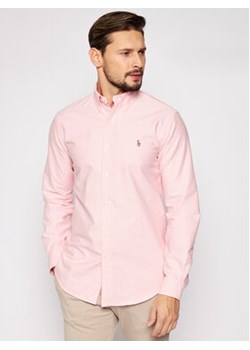 Polo Ralph Lauren Koszula Bsr 710792041 Różowy Custom Fit ze sklepu MODIVO w kategorii Koszule męskie - zdjęcie 168584624