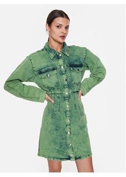Gestuz Sukienka jeansowa Skyegz 10906800 Zielony Regular Fit ze sklepu MODIVO w kategorii Sukienki - zdjęcie 168584751