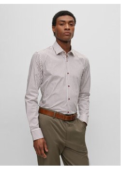 Boss Koszula H-Hank 50496586 Biały Slim Fit ze sklepu MODIVO w kategorii Koszule męskie - zdjęcie 168585382