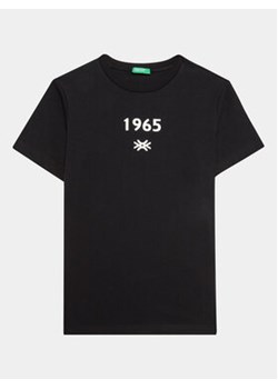 United Colors Of Benetton T-Shirt 3I1XC10BI Czarny Regular Fit ze sklepu MODIVO w kategorii T-shirty chłopięce - zdjęcie 168585514