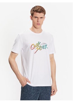 Quiksilver T-Shirt Signature Move EQYZT07223 Biały Regular Fit ze sklepu MODIVO w kategorii T-shirty męskie - zdjęcie 168585674