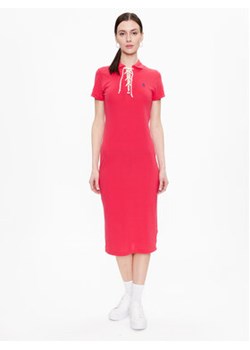 Polo Ralph Lauren Sukienka codzienna 211892666001 Czerwony Regular Fit ze sklepu MODIVO w kategorii Sukienki - zdjęcie 168585844