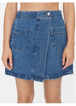 Noisy May Spódnica jeansowa Poppie 27029675 Granatowy Regular Fit ze sklepu MODIVO w kategorii Spódnice - zdjęcie 168586553