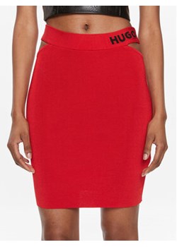 Hugo Spódnica mini Satchie 50507906 Czerwony Slim Fit ze sklepu MODIVO w kategorii Spódnice - zdjęcie 168586661