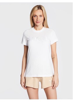Puma T-Shirt VOGUE 535234 Biały Regular Fit ze sklepu MODIVO w kategorii Bluzki damskie - zdjęcie 168586914