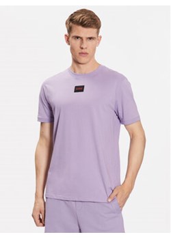 Hugo T-Shirt 50447978 Fioletowy Regular Fit ze sklepu MODIVO w kategorii T-shirty męskie - zdjęcie 168586943