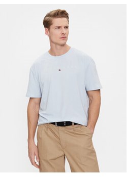 Tommy Jeans T-Shirt Linear Logo DM0DM17993 Niebieski Regular Fit ze sklepu MODIVO w kategorii T-shirty męskie - zdjęcie 168587110