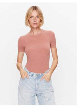 Calvin Klein T-Shirt K20K205903 Pomarańczowy Regular Fit ze sklepu MODIVO w kategorii Bluzki damskie - zdjęcie 168587162
