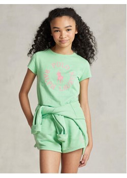 Polo Ralph Lauren T-Shirt 313903863004 Zielony Regular Fit ze sklepu MODIVO w kategorii Bluzki dziewczęce - zdjęcie 168588084
