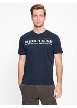 Aeronautica Militare T-Shirt 232TS1942J538 Granatowy Regular Fit ze sklepu MODIVO w kategorii T-shirty męskie - zdjęcie 168588420