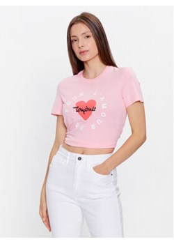 ONLY T-Shirt 15266625 Różowy Regular Fit ze sklepu MODIVO w kategorii Bluzki damskie - zdjęcie 168588734