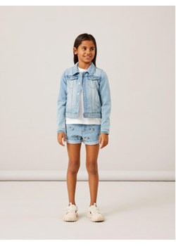NAME IT Kurtka jeansowa 13141427 Niebieski Regular Fit ze sklepu MODIVO w kategorii Kurtki dziewczęce - zdjęcie 168588864