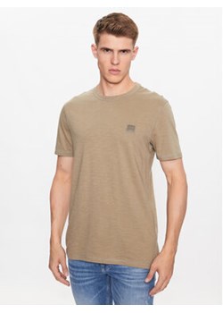 Boss T-Shirt Tegood 50478771 Beżowy Regular Fit ze sklepu MODIVO w kategorii T-shirty męskie - zdjęcie 168589331