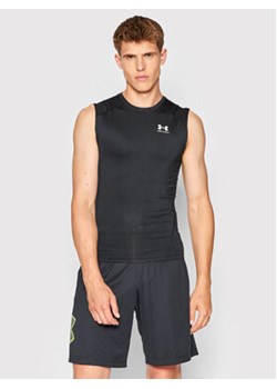 Under Armour Koszulka techniczna HeatGear® 1361522 Czarny Slim Fit ze sklepu MODIVO w kategorii T-shirty męskie - zdjęcie 168589570
