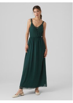 Vero Moda Sukienka letnia Olivia 10298558 Zielony Regular Fit ze sklepu MODIVO w kategorii Sukienki - zdjęcie 168589762