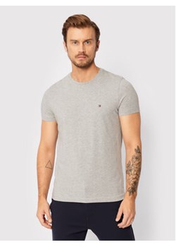 Tommy Hilfiger T-Shirt Core Stretch MW0MW27539 Szary Slim Fit ze sklepu MODIVO w kategorii T-shirty męskie - zdjęcie 168589952