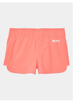 Roxy Szorty plażowe ERGBS03107 Różowy Regular Fit ze sklepu MODIVO w kategorii Spodenki dziewczęce - zdjęcie 168589981