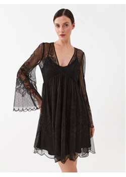 TWINSET Sukienka koktajlowa 232TP2102 Czarny Regular Fit ze sklepu MODIVO w kategorii Sukienki - zdjęcie 168590160
