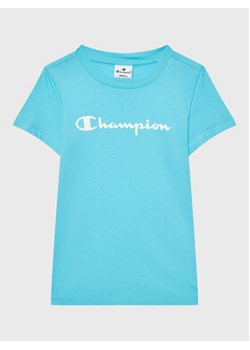 Champion T-Shirt 404541 Niebieski Regular Fit ze sklepu MODIVO w kategorii T-shirty chłopięce - zdjęcie 168590193
