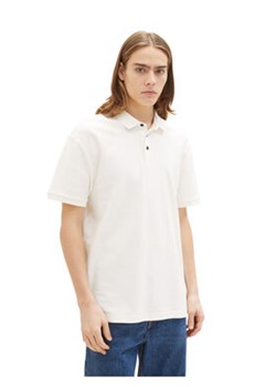 Tom Tailor Denim Polo 1035283 Biały ze sklepu MODIVO w kategorii T-shirty męskie - zdjęcie 168590622