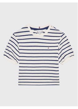 Tommy Hilfiger T-Shirt KG0KG07055 M Biały Regular Fit ze sklepu MODIVO w kategorii T-shirty chłopięce - zdjęcie 168590943